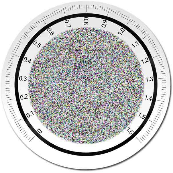 金屬鏡面精密壓力表度盤